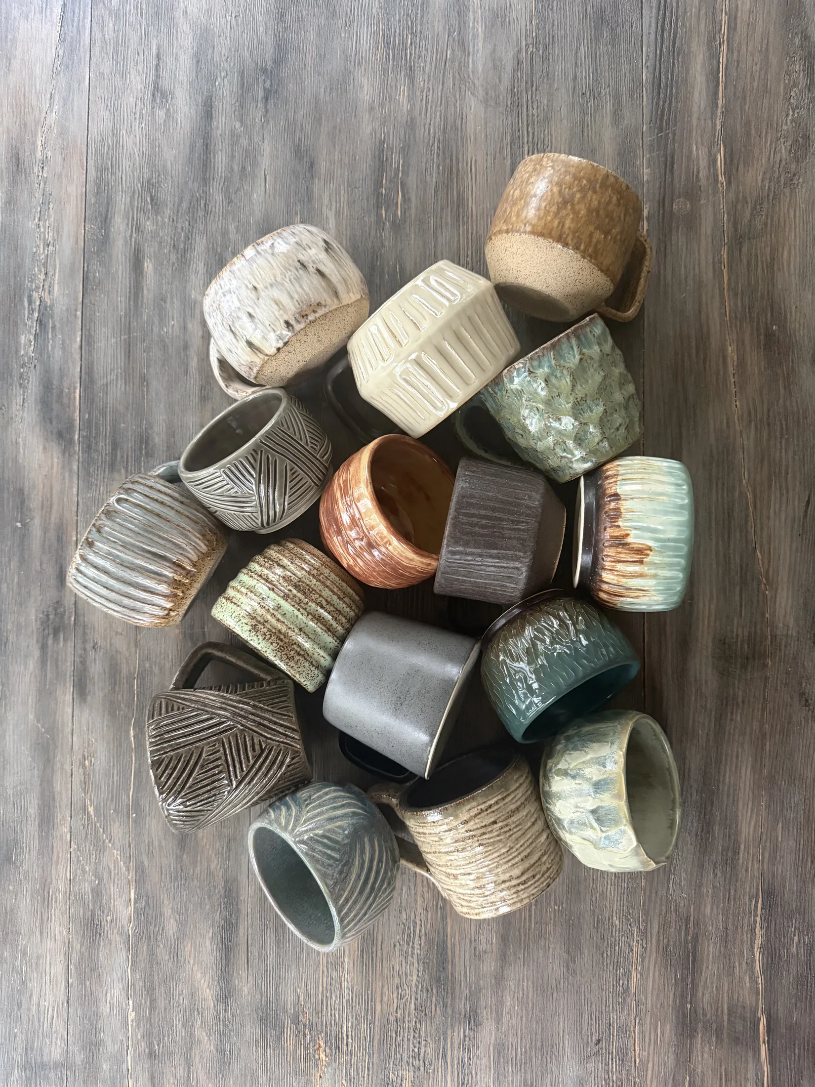 Ceramic studio moment by Cami Boehme