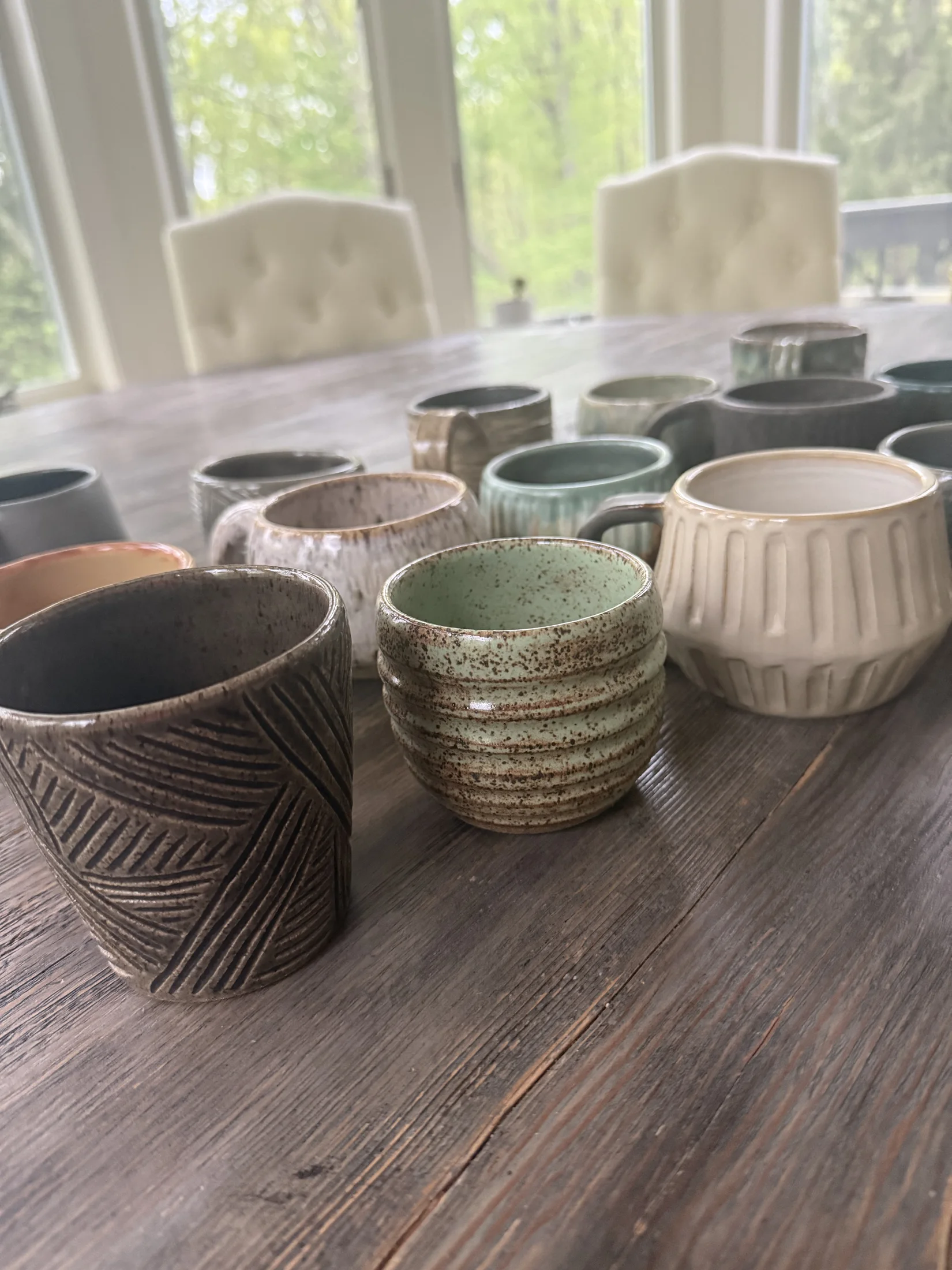 Ceramic studio moment by Cami Boehme