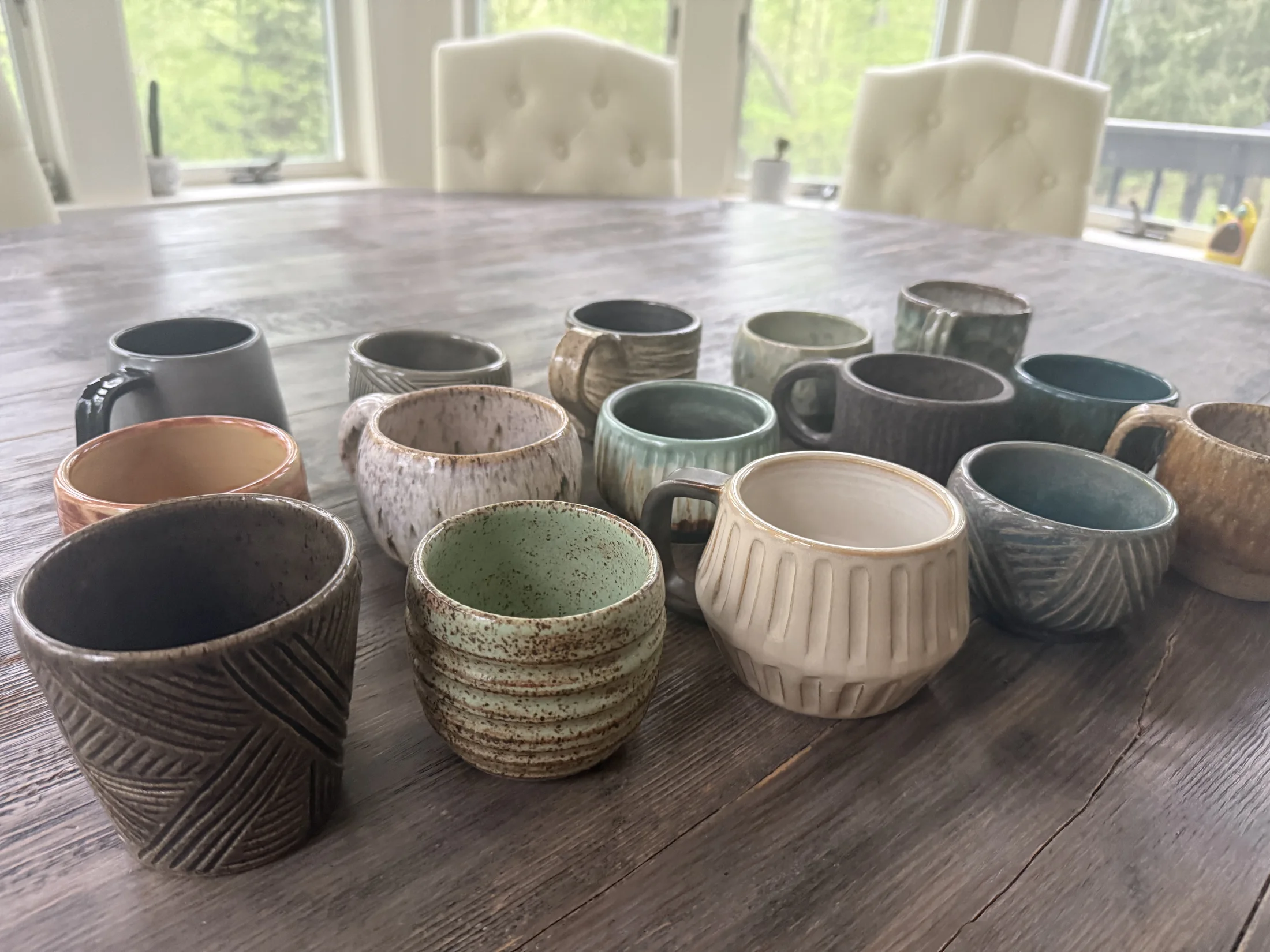 Ceramic studio moment by Cami Boehme